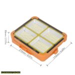 Rechargeable Solar LED Work Light - 100 LED Outdoor Camping & Emergency Floodlight - Image 3