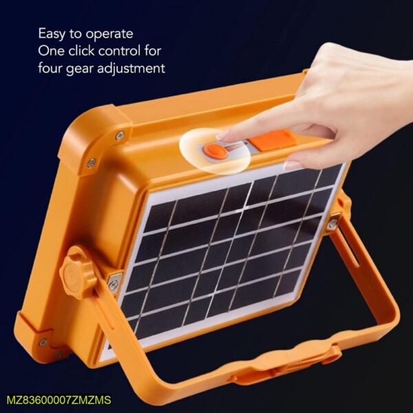 Rechargeable Solar LED Work Light - 100 LED Outdoor Camping & Emergency Floodlight - Image 4